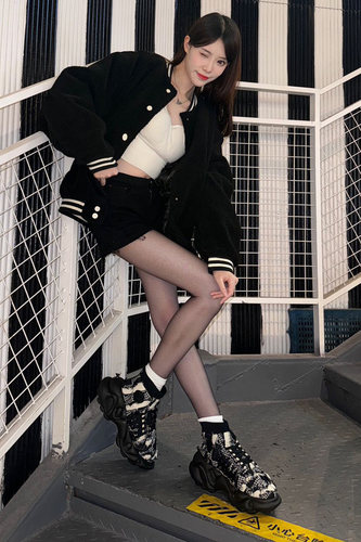 明星同款厚底老爹鞋男女超火