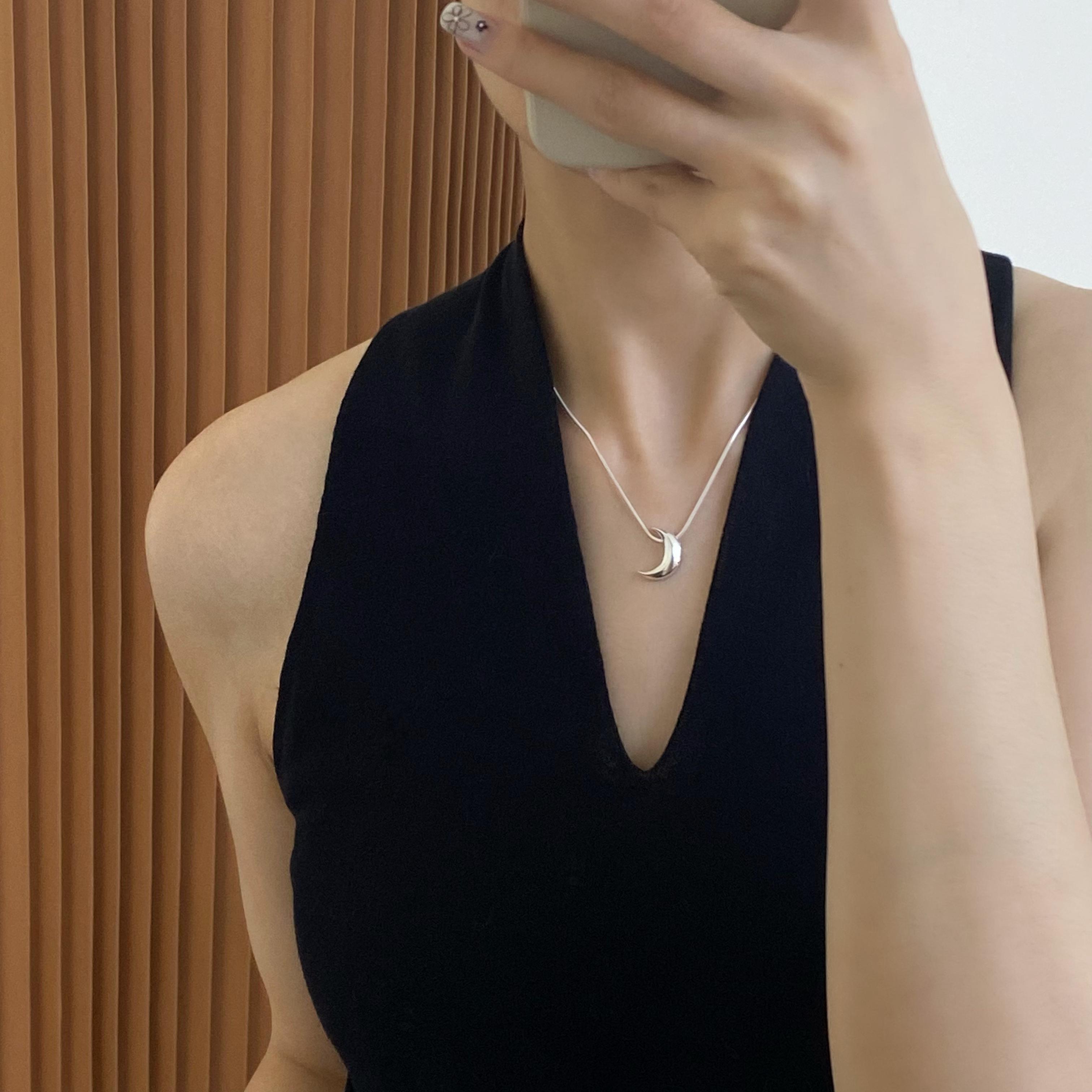 坠链均925银 《你的月亮》高级感满满INS风小众气质百搭项链