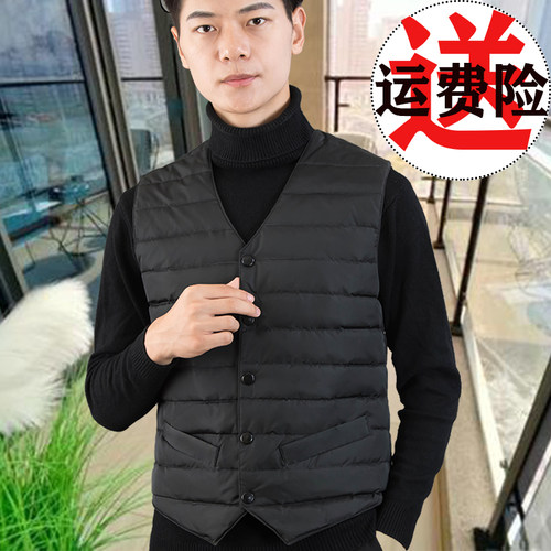 马甲羽绒马甲中年轻薄潮坎肩修身