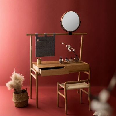 十二时慢实木卧室梳妆台