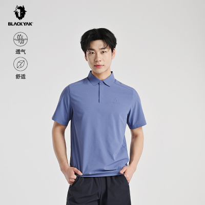 BLACKYAK/布来亚克2026夏季新款男士日常通勤短袖POLO T恤SIM179