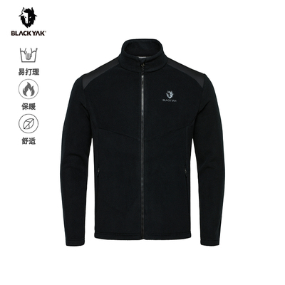 BLACKYAK/布来亚克 24秋冬户外新款抓绒夹克柔软保暖外套男WVM543