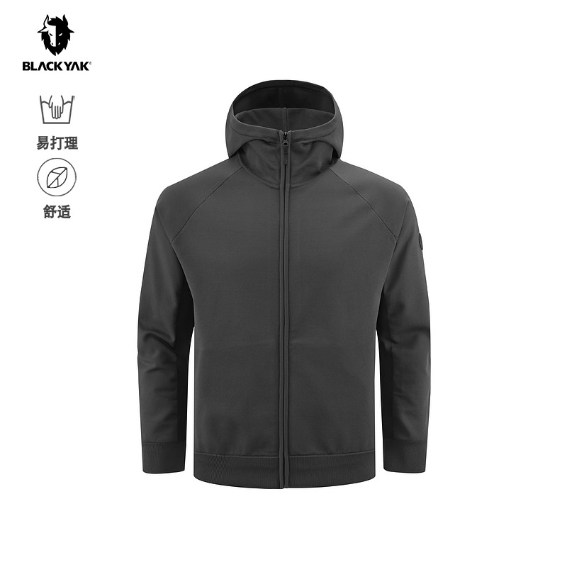 BLACKYAK/布来亚克2025冬新款宽松休闲男无缝针织夹克外套WYM699