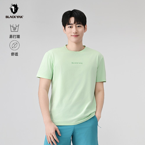 BLACKYAK/布来亚克2025夏新款越野跑吸汗速干短袖T恤男女MYX045