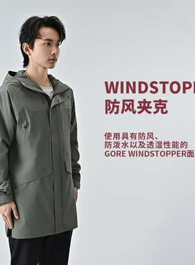 BLACKYAK/布来亚克男士户外运动WINDSTOPPER防风防泼水夹克FNM305