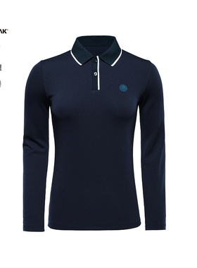 BLACKYAK/布来亚克 24秋新款女长袖弹力微拉绒POLOT恤FVW636