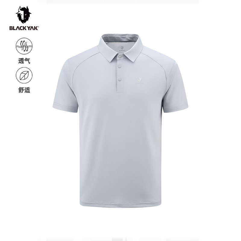 BLACKYAK/布来亚克 男士夏季户外徒步日常商务短袖POLO T恤MYM019