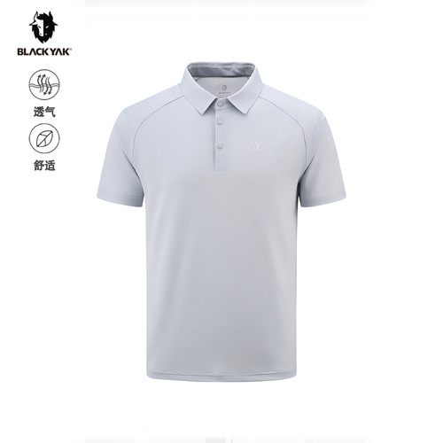 BLACKYAK/布来亚克 男士夏季户外徒步日常商务短袖POLO T恤MYM019