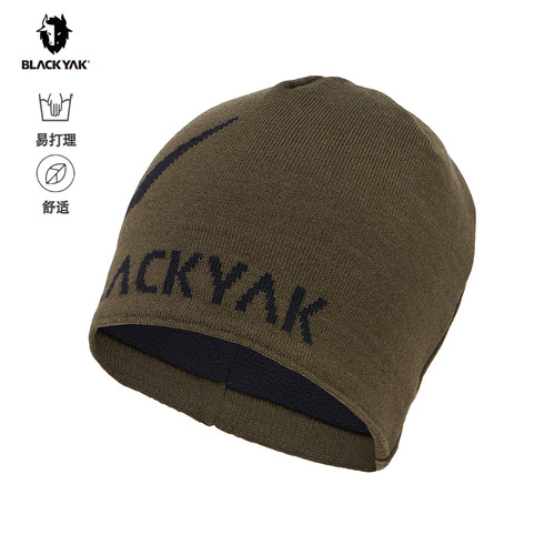 BLACKYAK/布来亚克 冬季户外男女通用保暖双面针织帽WVX977