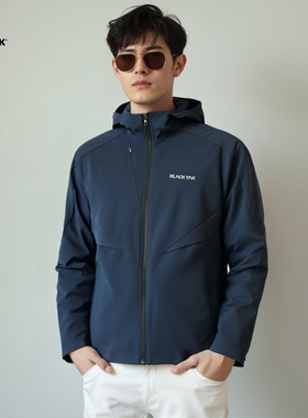 BLACKYAK/布来亚克25春男士户外弹力夹克轻量软壳节日礼物SYM121W