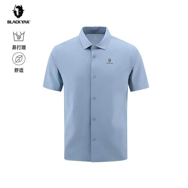 BLACKYAK/布来亚克 2025夏新款男士户外商务梭织短袖衬衫MYM061,户外/登山/野营/旅行用品,户外休闲衣,淘宝优惠券,粉丝福利购,淘宝优惠卷