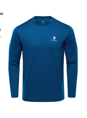 BLACKYAK/布来亚克 24秋冬新款保暖弹力百搭长袖圆领T恤男FVM613