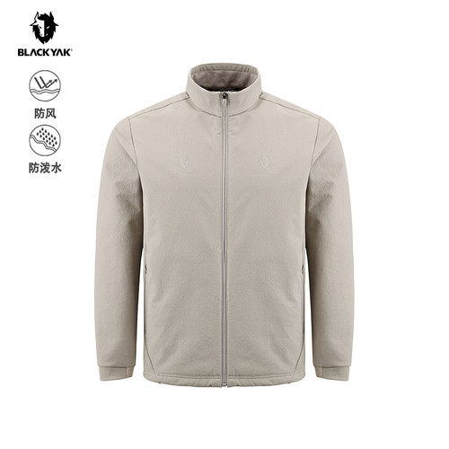 BLACKYAK/布来亚克2025秋新款男士户外保暖拉绒软壳夹克FYM619