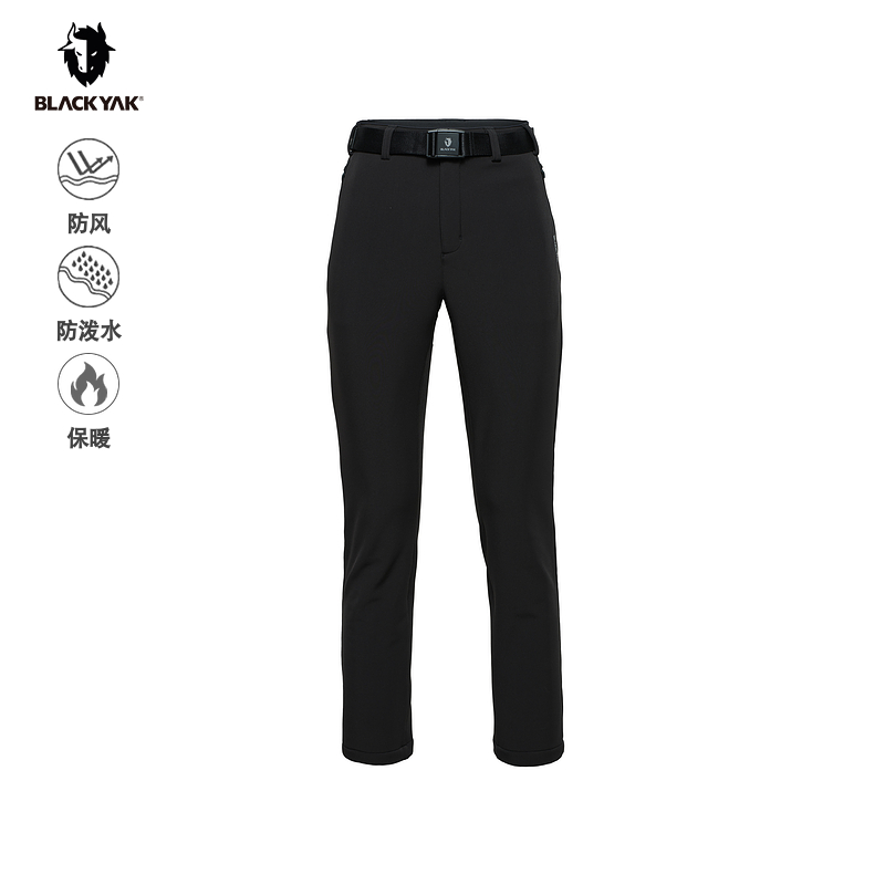 BLACKYAK/布来亚克24冬新款女士WINDSTOPPER软壳抓绒长裤WVW442