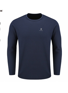 BLACKYAK/布来亚克 24秋新款男长袖圆领弹力户外休闲T恤FVM607