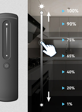 2.4G单色控制器调节亮度+磁吸款触摸遥控器 C01RF+RC07RFB