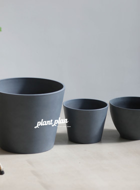 Garden | 蔷薇之光 少量库存清货  灰色塑料花盆室内室外可用