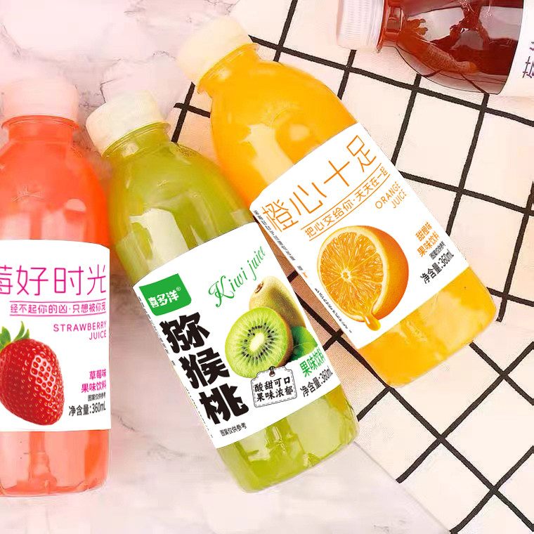 极速发货网红小果汁饮料360ml