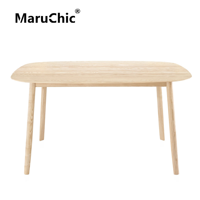 MaruChic设计师家具  branca table 意式极简全实木布兰卡餐桌 - 实物图