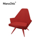 MaruChic设计师家具chan YC005玻璃钢布艺高档会所咖啡餐厅创意椅