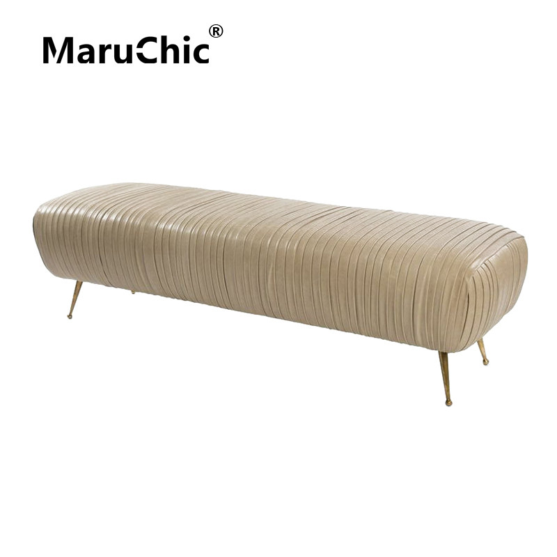 MaruChic创意设计师家具souffle ottoman 北欧现代轻奢舒芙蕾矮凳