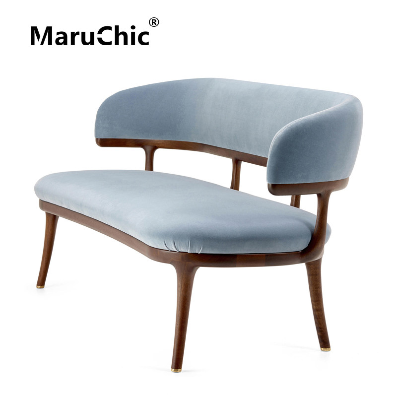 MaruChic海绵意式极简布艺沙发