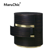 asja bedside table MaruChic创意设计师家具 意式 现代实木床头柜