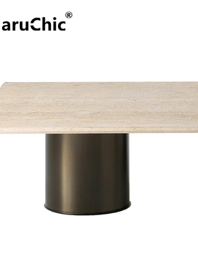 MaruChic创意设计师家具petra意式极简客厅休闲大理石茶几咖啡桌