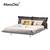 bed意式 MaruChic创意设计师家具auto reverse 轻奢自动反转皮艺床