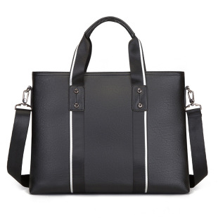 新背包 男商务文件包单肩斜挎男包男式 仅亏一天真皮男士 手提包横款