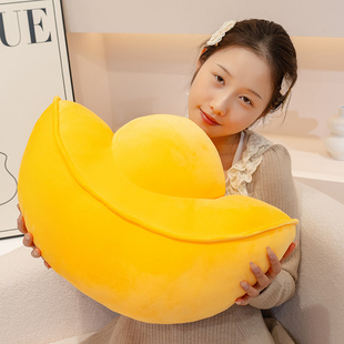 元宝玩偶抱枕恭喜发财毛绒玩具金靠枕创意靠垫大娃娃公仔新年礼物