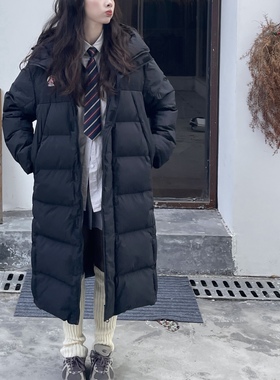 Lining/李宁CBA系列防泼水加厚修身过膝中长款棉服AFMU017-1