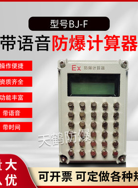 防爆计算器带时间语音化工石油