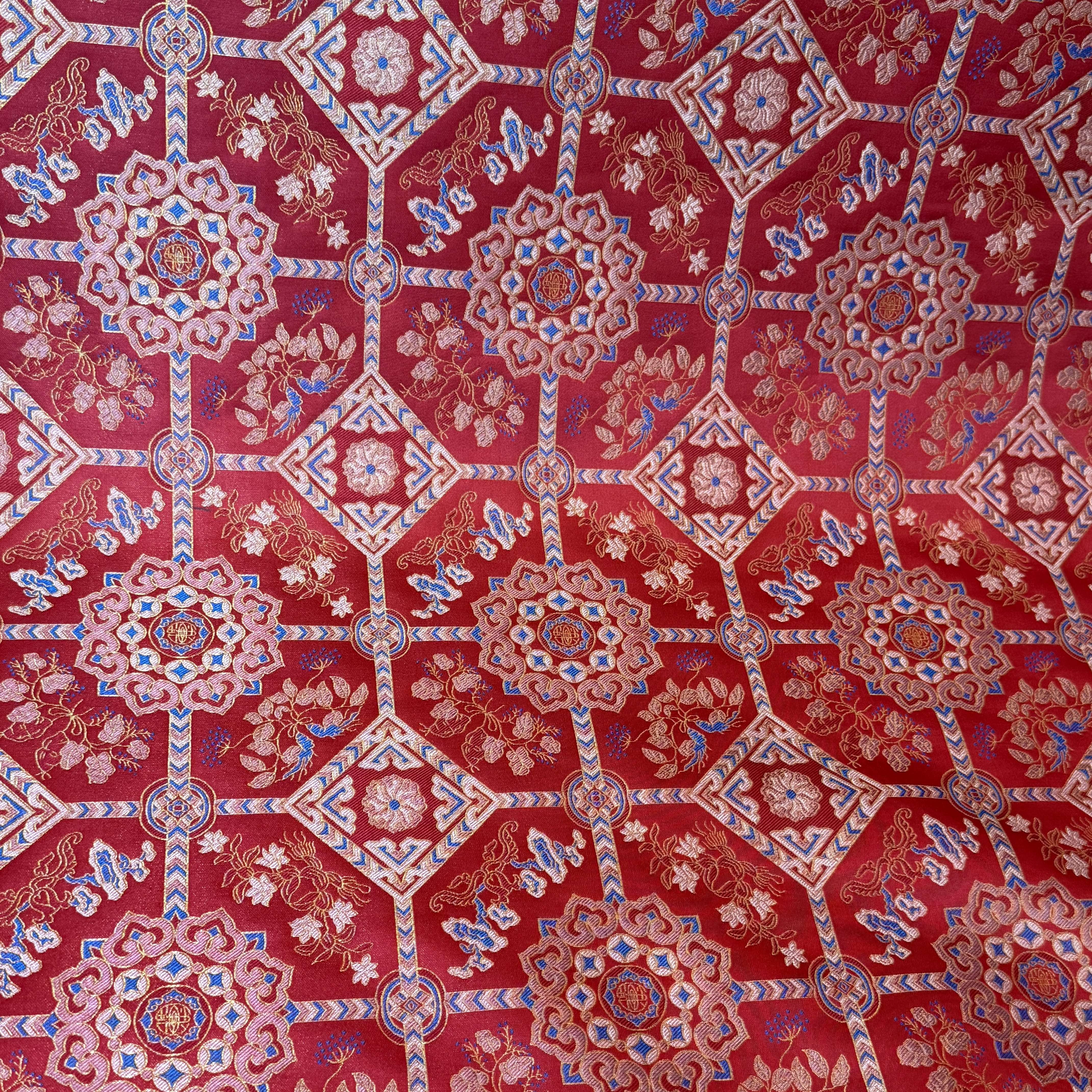 非遗传承织金宋锦仙草宝相花/八宝仙草100桑蚕丝（除金线外）面料,纺织面料/辅料/配套,丝绸布料,淘宝优惠券,粉丝福利购,淘宝优惠卷