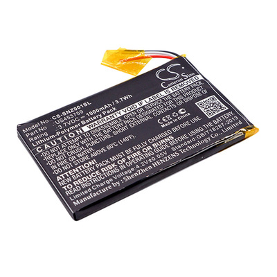 CS适用于索尼Sony Walkman NWZ-ZX1耐用多媒体播放器电池US453759
