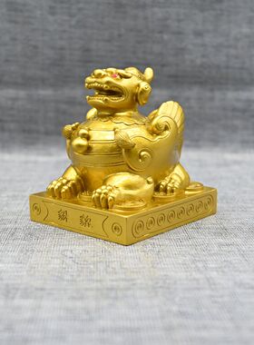 貔貅四方底大肚财运金钱聚财貔貅摆件家居只进不出守财皮丘