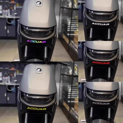 九号前档装饰ACCUAIR反光车贴