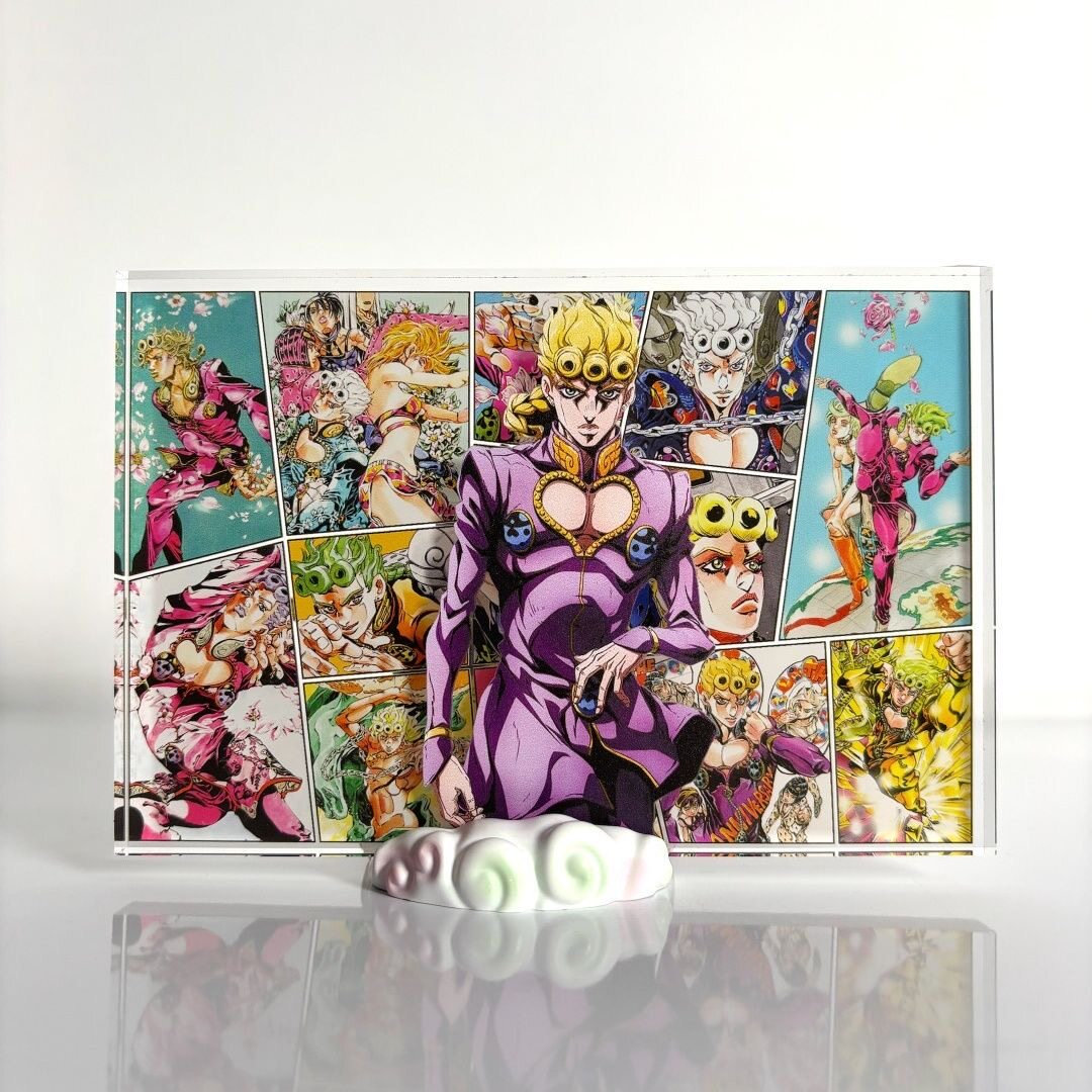 thumbnail for JOJO is a beautiful crystal brick and a horse, a wild man, Jotaro Jello, Joni Narangabu, and a sister Jo Banaka brick valley