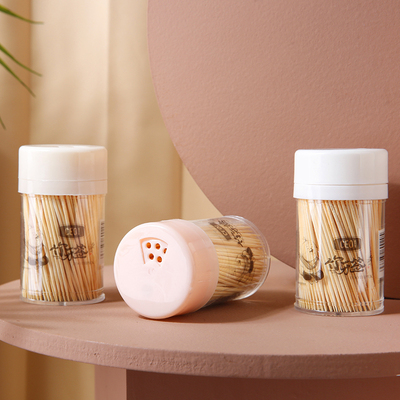 CEO希艺欧瓶装竹牙签家用双头