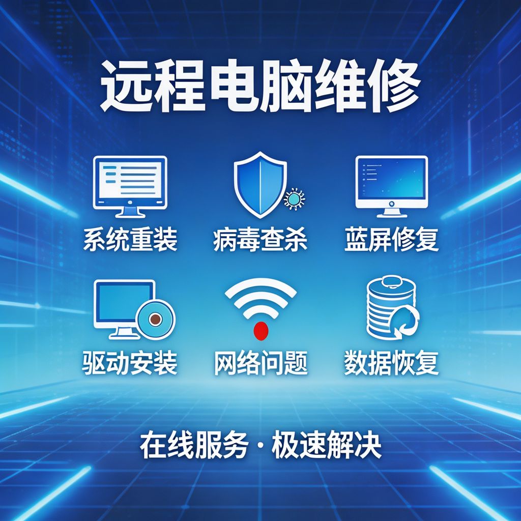电脑问题在线解决远程技术服务