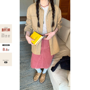 百搭洗水100%棉宽松衬衫 韩系通勤穿 外套女士 春夏新品 CCKOK