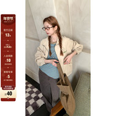 小众工装 CCKOK 花朵字母刺绣棒球服外套秋季 设计夹克女