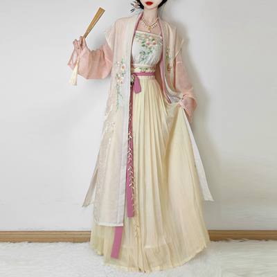 锦绣辞原创汉服清风庭宋制绣花