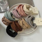 简约加宽头绳女气质扎马尾发圈高弹力耐用橡皮筋无接缝不伤发发绳