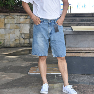 现货美国正品lee Legendary中腰宽松直筒男士牛仔短裤11234-6365