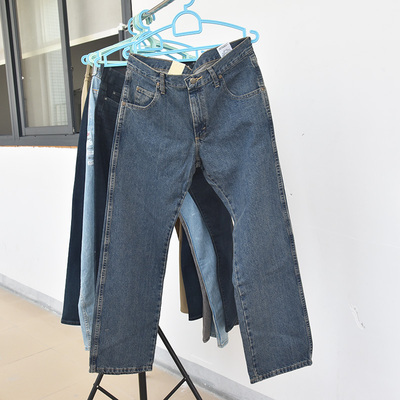 现货13oz.美国正品威格wrangler纯棉中腰宽松直筒牛仔裤31000mt