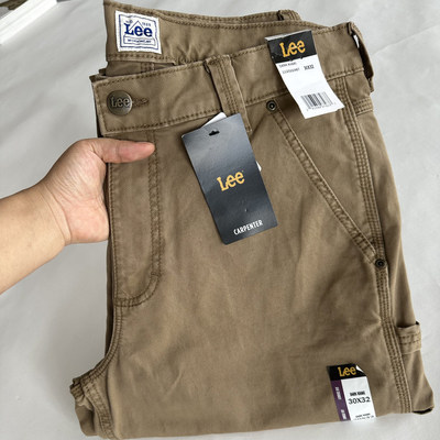 Lee美式工装牛仔裤宽松直筒薄款