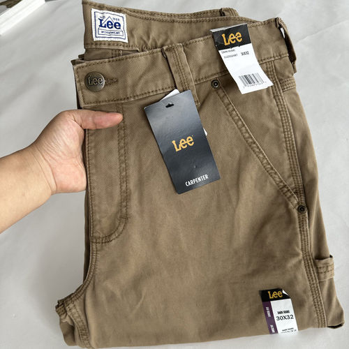 薄款Lee美式工装牛仔裤宽松直筒