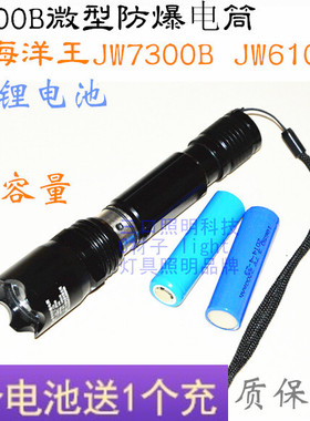 海洋王JW7300B微型防爆电筒  JW7610B  CBW6100B专用锂电池