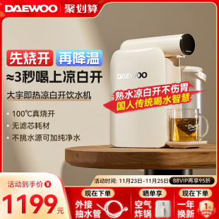 熟水机饮水机一体家用桌面台式 大宇即热式 小型饮水器凉白开直饮机